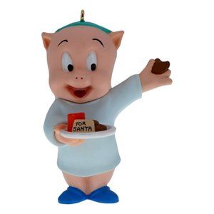 Hallmark Keepsake Ornament Porky Pig Looney Tunes Collection 1993 Handcrafted